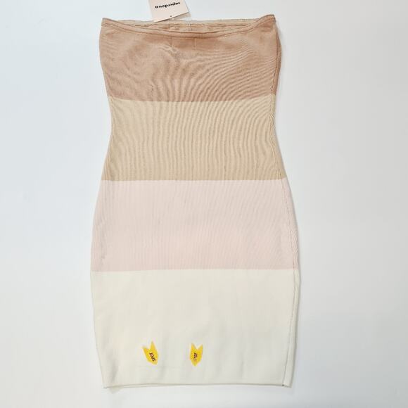 Superdown Perla Ombre Mini Dress in Nude Ombre Small - Picture 11 of 11